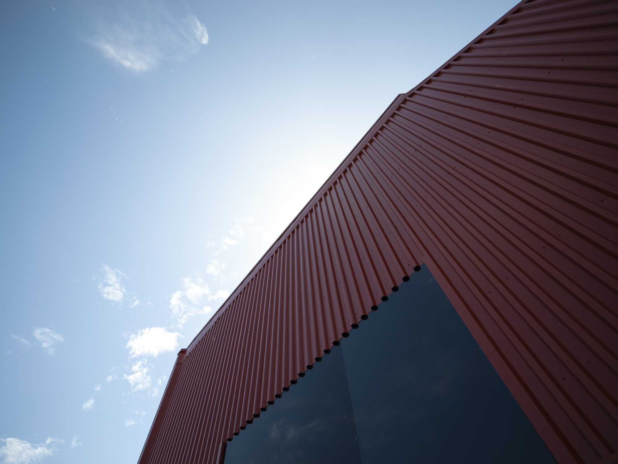 A modern rural commercial building